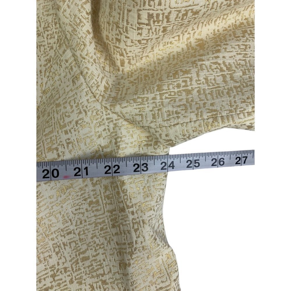 Peter Nygard Women's Grand Luxe Gold & Beige Jacket - Picture 5 of 8
